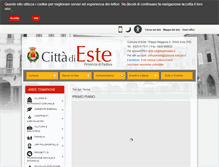 Tablet Screenshot of comune.este.pd.it